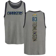 Youth Los Angeles Chargers ＃83 Eric Tomlinson Ash Backer Tank Top